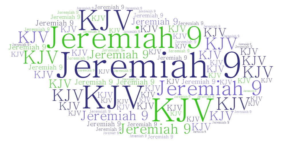 Jeremiah 9 KJV