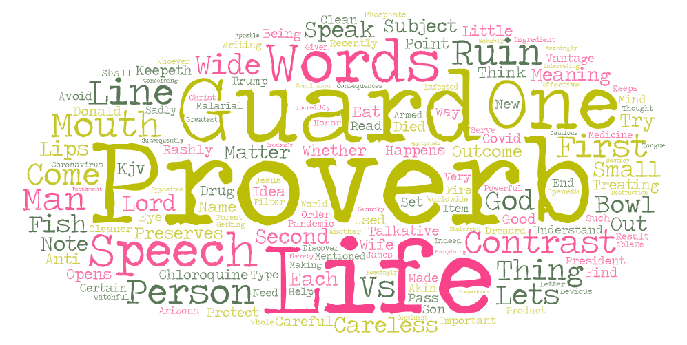 Proverbs 13 3&nbsp;Meaning