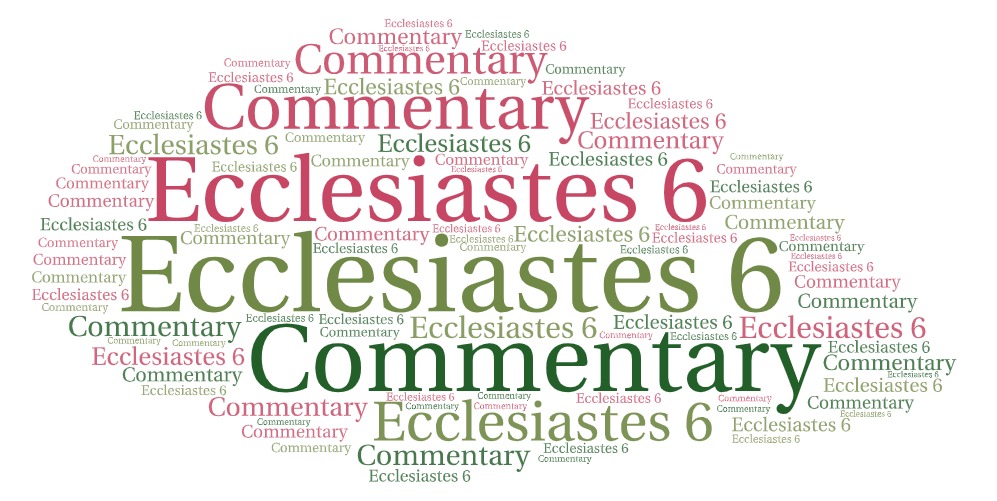 Ecclesiastes 6 Commentary Summary Meaning&nbsp;Explained