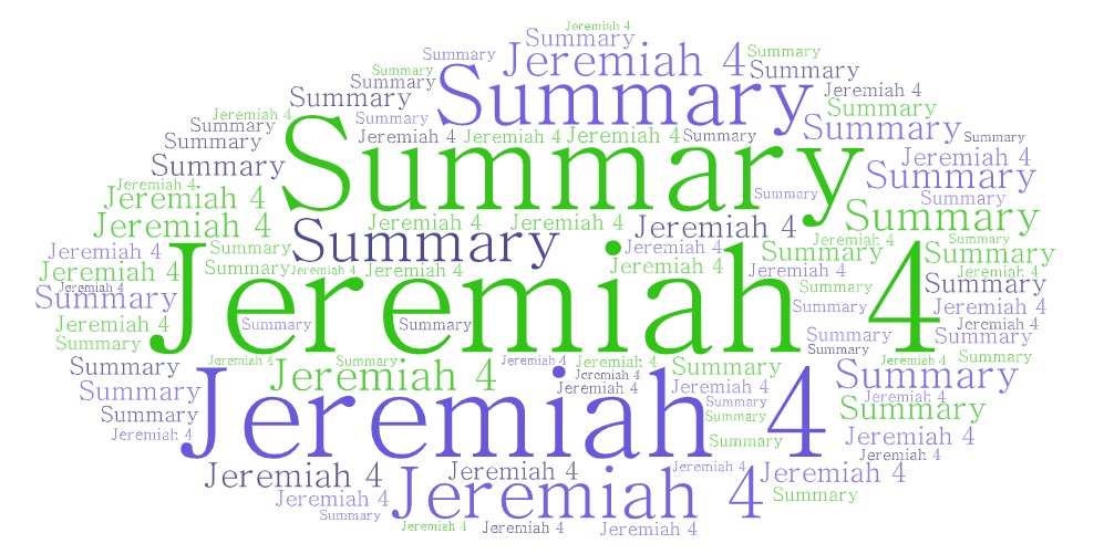 Jeremiah 4 Summary