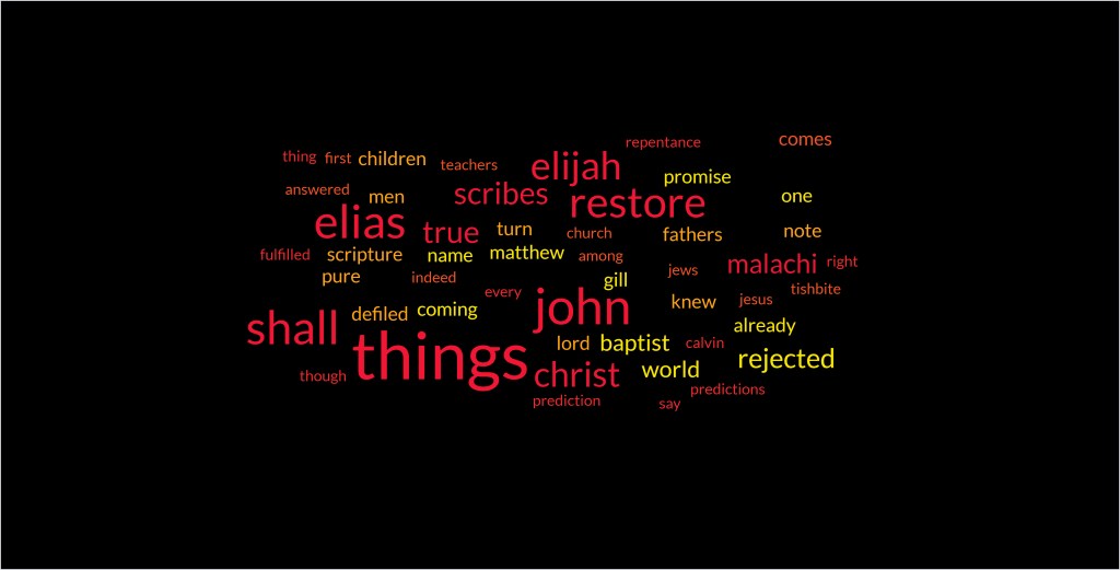 Does Matthew 17:11 Promise a Future Coming of&nbsp;Elijah?