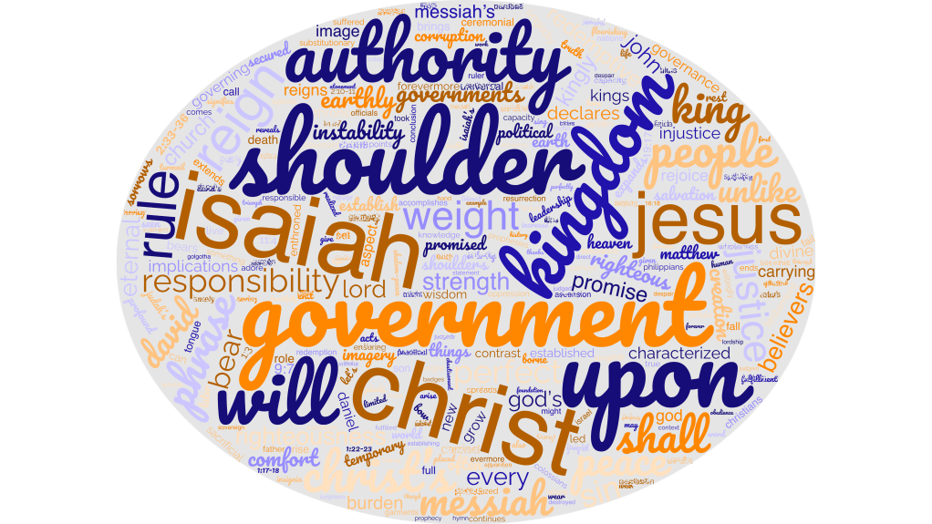 “The government shall be upon his shoulder”&nbsp;Meaning