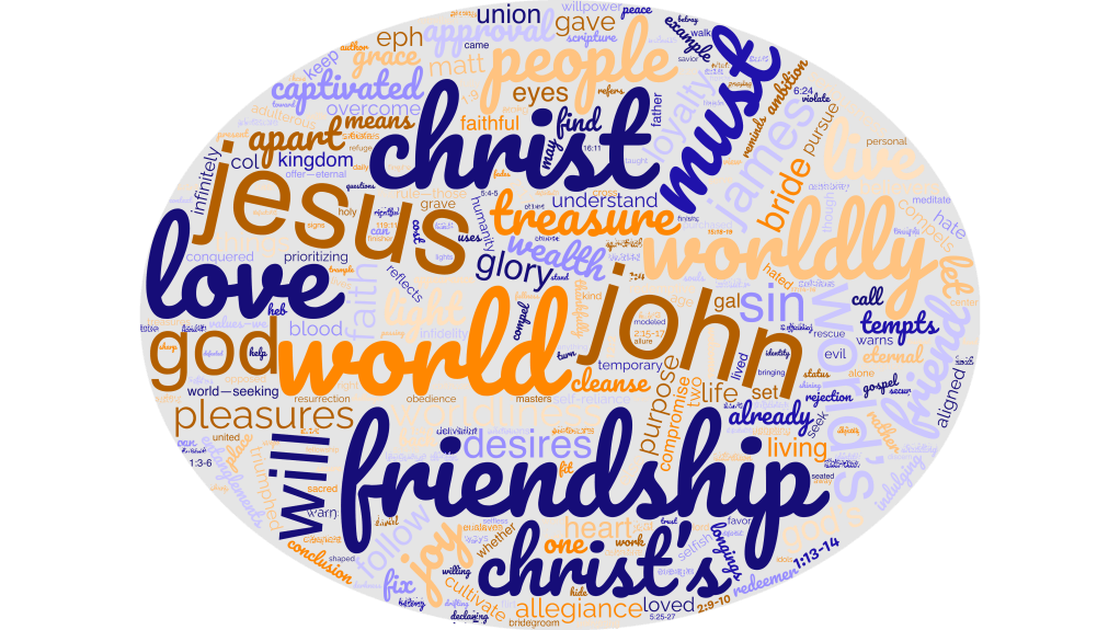 What does friendship with the world&nbsp;mean?