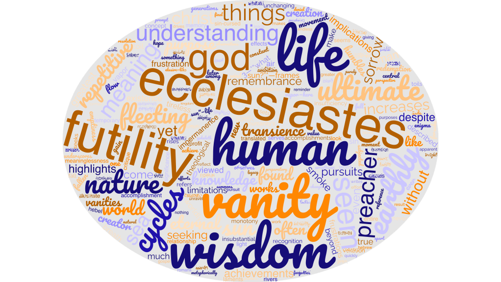 What is the vanity in Ecclesiastes&nbsp;1?