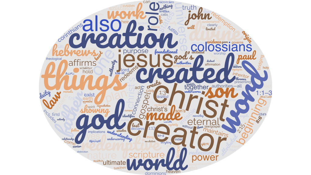 Did Jesus Christ create the&nbsp;world?