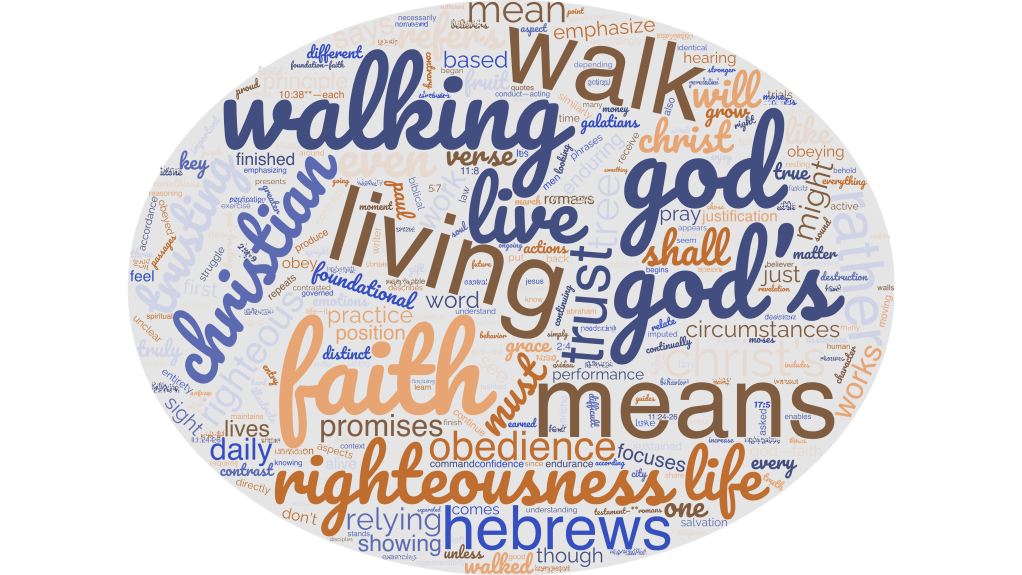 Living by Faith vs. Walking by Faith