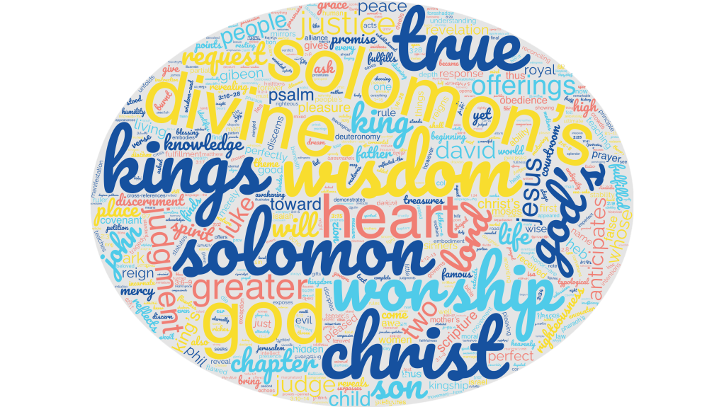 Christ in 1 Kings&nbsp;3